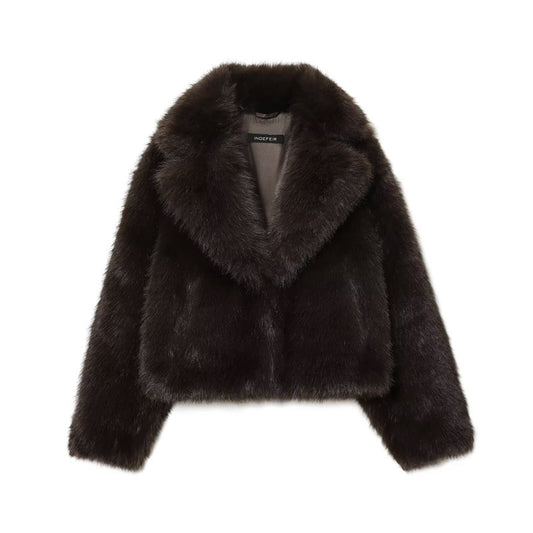 Short Fur Coat Jacket