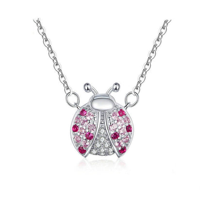Sterling Silver Pendant-ladybug